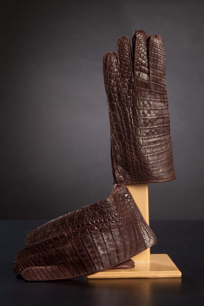 BROWN LEATHER - CAIMAN